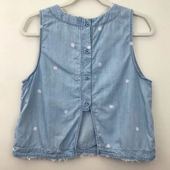 🎈Cloth & Stone Chambray Polka Dot Tank Top - Picture 6 of 9